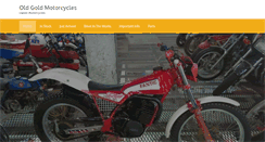 Desktop Screenshot of oldgoldmotorcycles.com.au